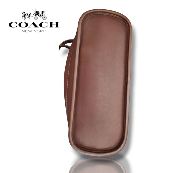 Coach 9305 Costa Rica Brown Leather 90's Y2K Bleeker Shoulder Bag - Picture 7 of 12